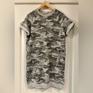 GAP Kids Camo Sweatshirt Dress French Terry XXL NWOT